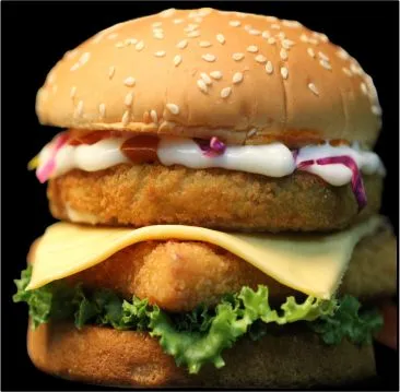 Paneer Maharaja Burger at Chai on 34 in Edmonton